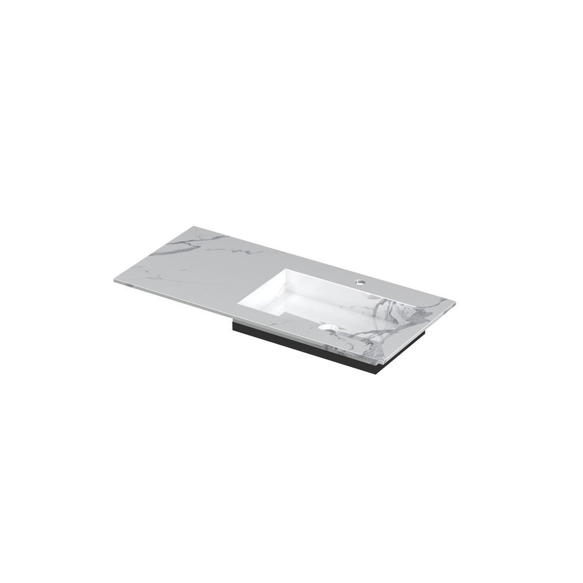 Ink Post Wastafel Statuario Glossy 100x45x1cm